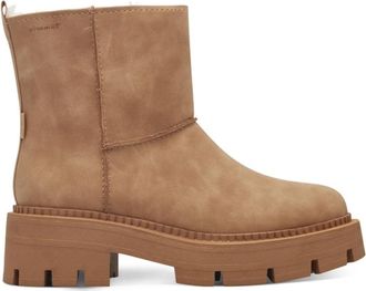 Tamaris Bruine Enkelboots - Dames - Winterlaarzen - Bruin - 40 EU - Schoenen