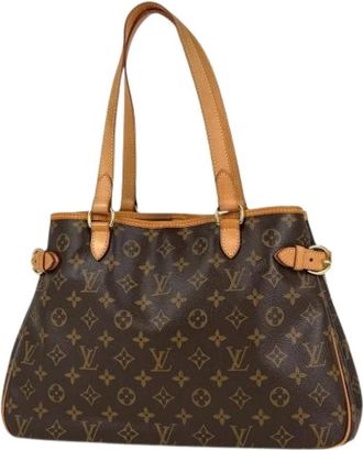 Louis Vuitton Pre-owned Tote Bags, female, Brown, Size: ONE SIZE Pre-owned Batignolles Horizontal Tote