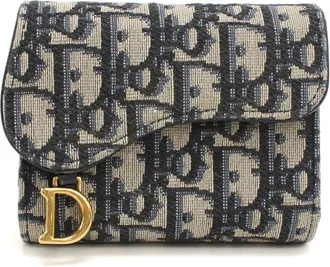 Dior Navy Wallet (Tri-Fold) (Pre-Owned)