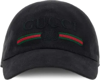 Gucci Web-stripe Embroidered Baseball Cap
