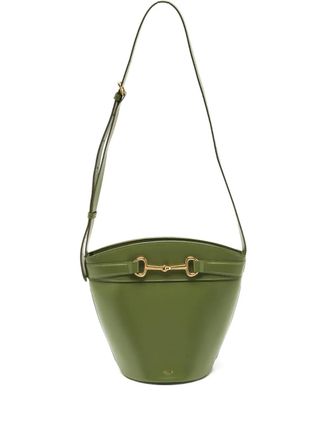 Celine 2019 Crecy leren bucket-tas - Groen
