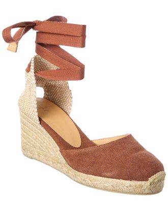 Castaner Carina Canvas Wedge Sandal