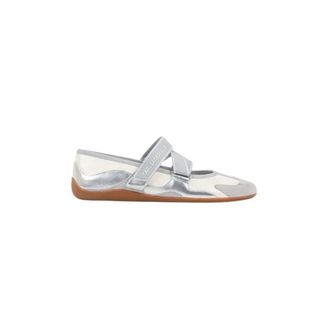 Karl Lagerfeld Dames, Schoenen, Grijs, Maat: 36 EU Leer