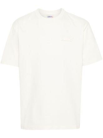 Autry T-shirt met logopatch - Wit