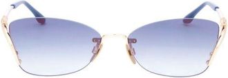 Ana Hickmann Womens Sunglasses Gold-Blue