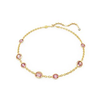 Swarovski Imber Womens Gold Plated Metal Necklace - 5684239 Gold Tone - One Size
