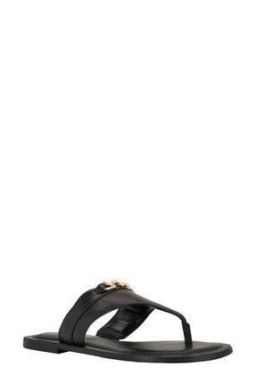 Tommy Hilfiger Goldiea Flip Flop in Black at Nordstrom, Size 8.5