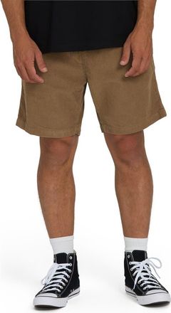 Billabong Larry Layback Cotton Corduroy Shorts in Vintage Khaki at Nordstrom, Size X-Large