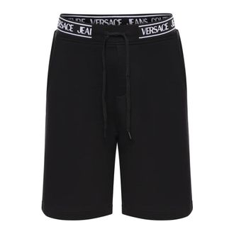 Versace Jeans Couture Casual Shorts, male, Black, Size: 2XL Pant. Corti Shorts