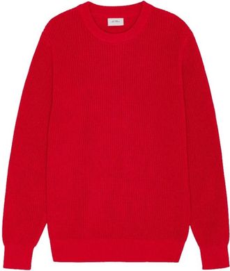 Les Deux Truien & Vesten, Heren, Rood, XL, Crewneck Knit Rib Samba
