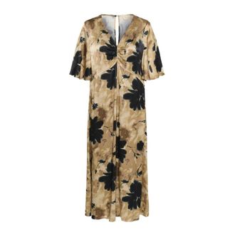 Soaked In Luxury Kleedjes, Dames, Veelkleurig, XL, Wol, Maxi Jurken