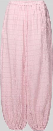 Jake*s Casual Stoffhose mit elastischem Bund in Pink, Gr&ouml;&szlig;e 34