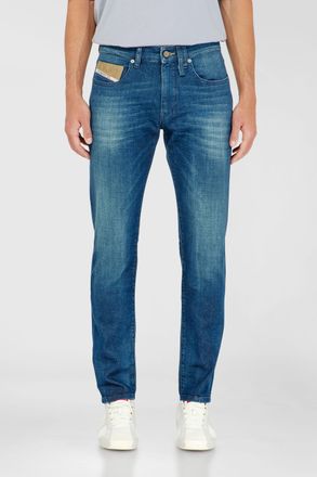 Diesel Slim Jeans Regular Waist 2019 D-Strukt, Medium blue, Zip fly