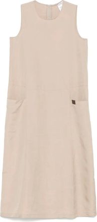 Max Mara Abito midi Kleid - Toni neutri