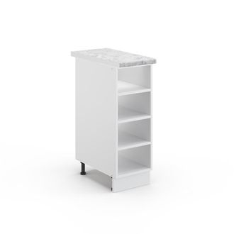 Vicco Estante De Cocina Fame-line, Blanco, 30 Cm, Et M&aacute;rmol