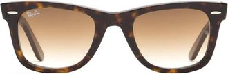 Ray-Ban Wayfarer Zonnebril - unisex - Zonnebrillen - Bruin - ONE Size - Accessoires