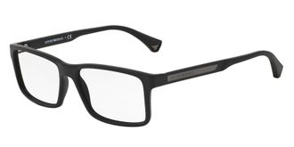 Emporio Armani Demo Rectangular Mens Eyeglasses EA3038 5063 54