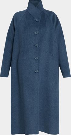 Emporio Armani Oversized Button-Front Coat