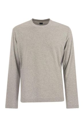 Fedeli Extreme - Crew-Neck T-Shirt With Long Sleeves