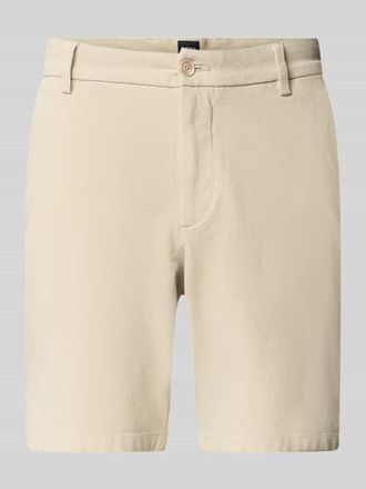 HUGO BOSS Modern Fit Chinoshorts aus Baumwoll-Mix Modell KANE1 in Beige, Gr&ouml;&szlig;e 46