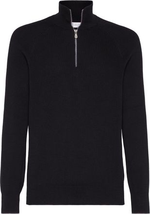 Brunello Cucinelli cotton sweater - men - Cotton - 48 - Black