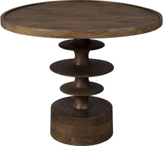 Dutchbone Design Beistelltisch Cath Walnut ø 66 x 50 cm