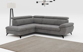 Cotta Ecksofa »Hudson L-Form« mit Kopfteilverstellung, wahlweise mit Bettfunktion & Bettkasten