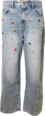 Lola Casademunt Aisho Broek - Dames - Regular Fit Jeans - Blauw - XL - Jeans