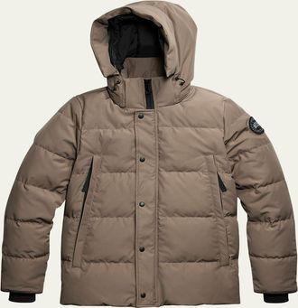 Canada Goose Mens Wyndham Black Label Down Parka