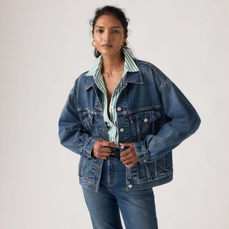 Levi's 90s Trucker Jacket - Womens - XS - Blue