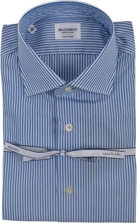 Mazzarelli Camicia a righe sottili - - Shirts - Uomo - Blu - M