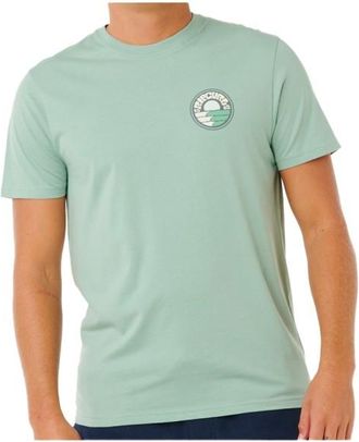 Rip Curl Pacific Rinse Stacked Tee T-Shirt f&uuml;r Herren | gr&uuml;n