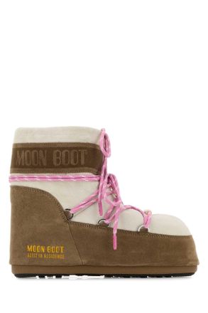 Moon Boot Moon Boot Two Tone Suede Moon Boots X Guest In Residence Icon Low Ankle Boots