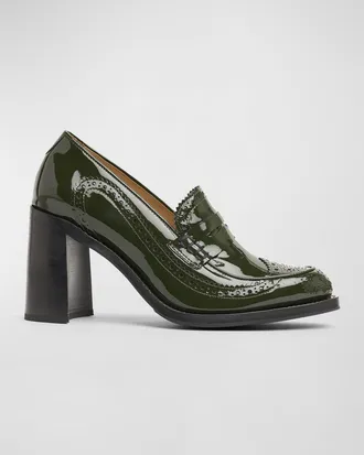 The Office of Angela Scott Mrs. Sophia Wing-Tip Penny Loafers