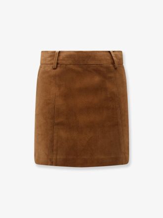 Dunst Gonna Mini in alter suede - DUNST - gender_Woman