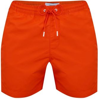 Calvin Klein Zwemshorts voor heren met elastische tailleband (Oranje)