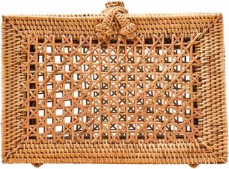 POPPY + SAGE Womens Evie Clutch Bag In Brown