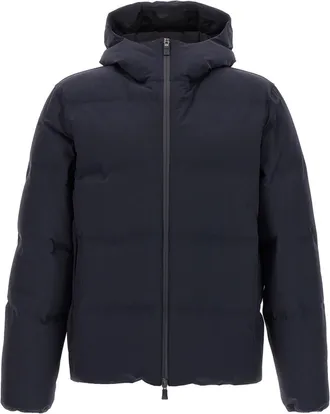 Herno Blue Quilted Jacket
