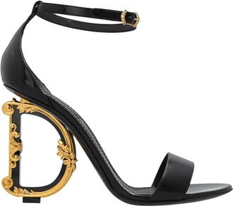 Dolce & Gabbana Schoenen, Dames, Zwart, 40 EU, Leer, Kiera mules