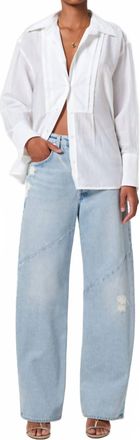 Citizens Of Humanity Ayla Swirl Baggy Cuffed Jeans In Hallstatt