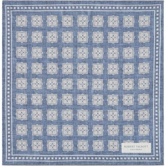 Robert Talbott Colton Reversible Neat/Pocket Square in Blue at Nordstrom