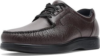 SAS Bout Time Comfort Lace Up Mens Shoes Cordovan : 10.5 WW - Double Wide (EE-3E), Leather