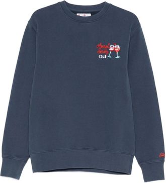 MC2 Saint Barth Club Spritz 61 EMB Sweatshirt - Heren - Sweatshirts - Blauw - S - Hoodies & sweatvesten