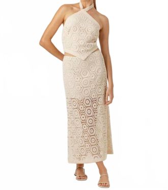 Sundays Patrice Skirt In Natural White