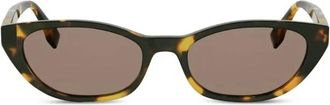 Fendi Sunglasses, female, Brown, Size: 54 MM Baguette Sunglasses