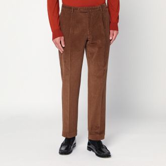 Santaniello Brown Corduroy Pants