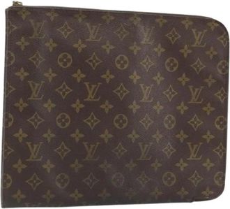 Louis Vuitton Pre-owned Clutches, female, Brown, Size: ONE SIZE Pre-owned Vintage Monogram Clutch
