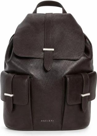 Orciani Jones Lagoon Rugzak - Heren - Rugzakken - Bruin - ONE Size - Leer - Tassen