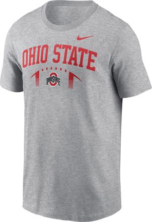 Nike Ohio State Primetime Football Icon Nike Mens College T-Shirt in Grey | N19906GOH-MDT