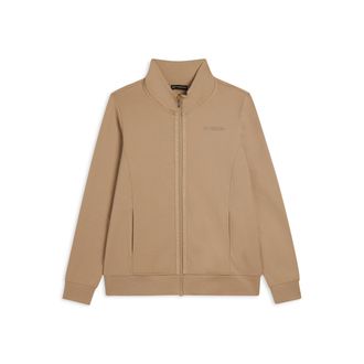 Freddy Felpa da donna zip e collo alto con logo minimal